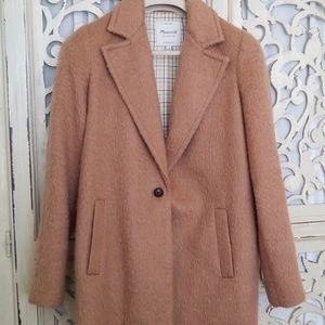Madewell Brush Weave Cocoon Coat